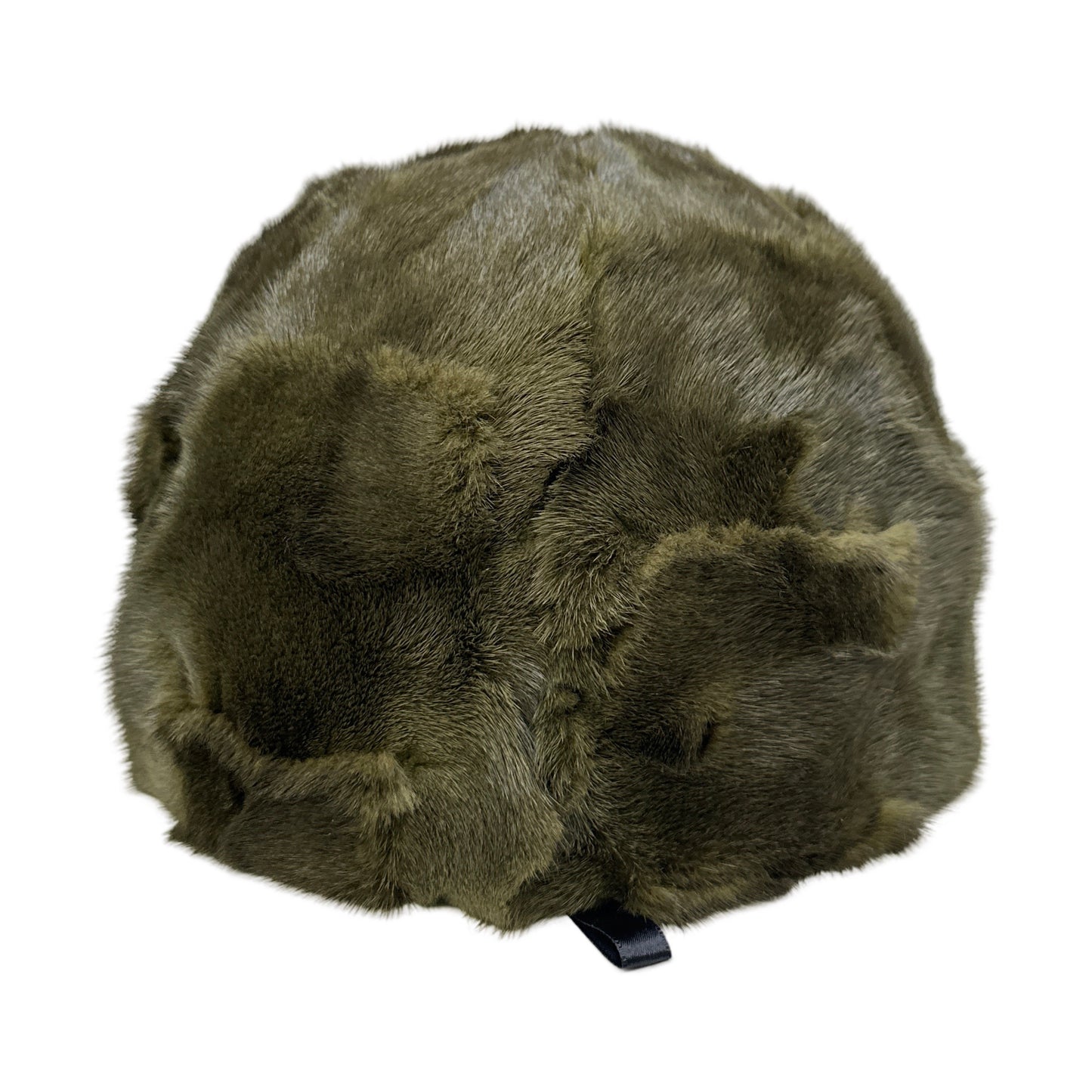 Kashani Olive Diamond Cut Mink Baseball Hat - Dudes Boutique