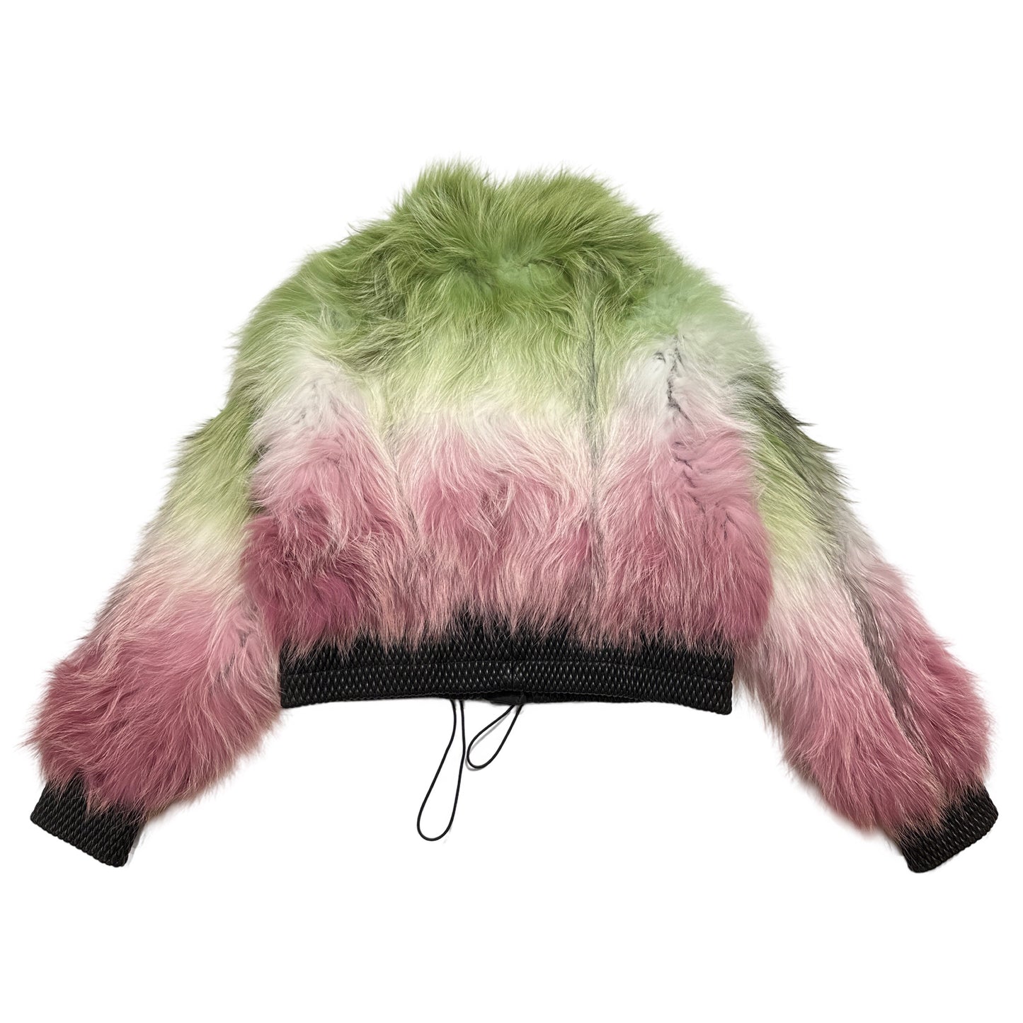 Kashani Women's Strawberry Kiwi Fox Fur Jacket - Dudes Boutique