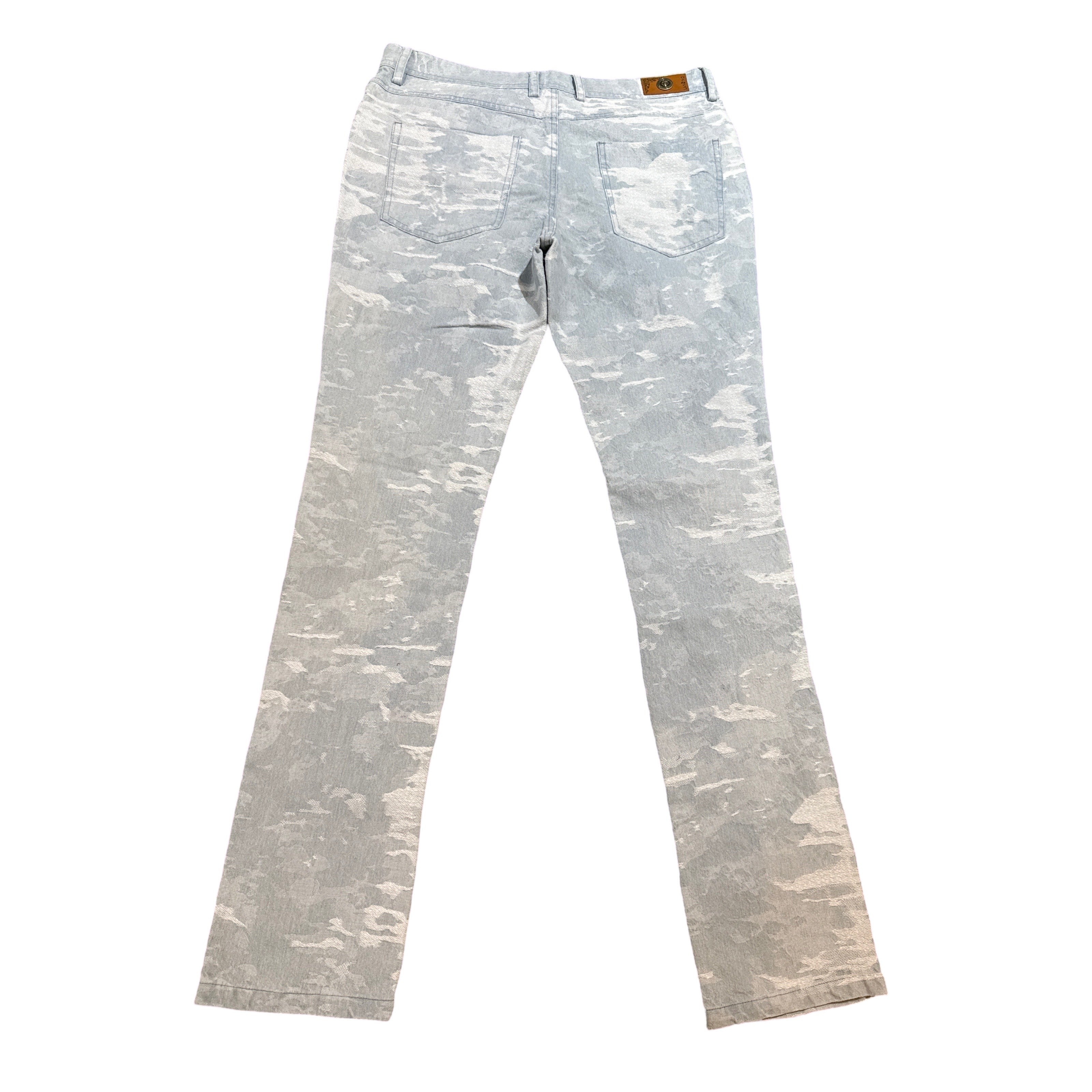 Lanzzino Powder Blue Denim Pants - Dudes Boutique