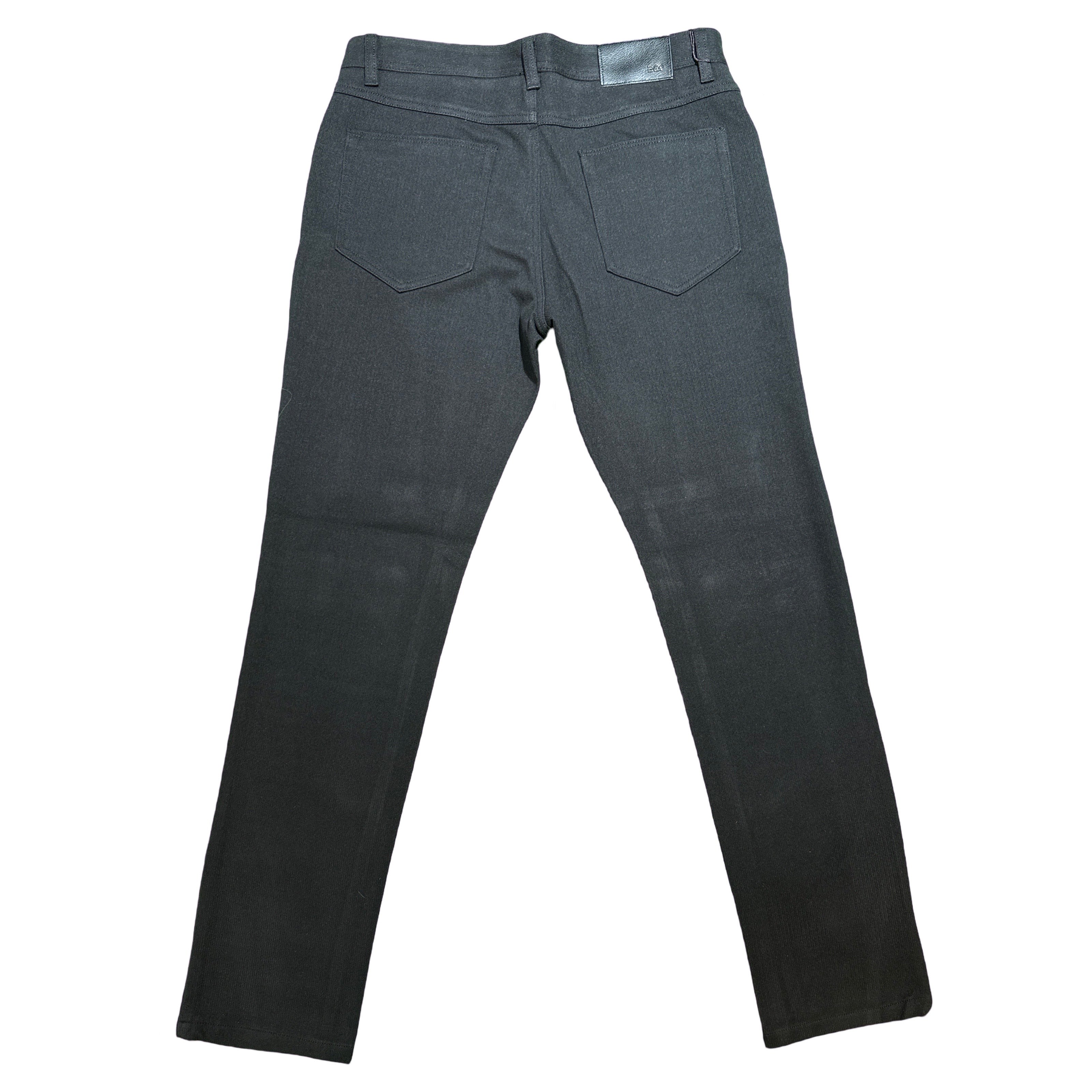 Enzo Alpha-383 Black High End Pants - Dudes Boutique