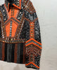 Kashani Pharaoh Flame Loaded Crystal Sequin Jacket - Dudes Boutique