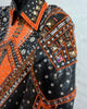 Kashani Pharaoh Flame Loaded Crystal Sequin Jacket - Dudes Boutique