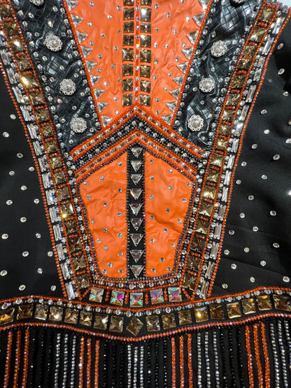 Kashani Pharaoh Flame Hyper Crystal Jacket - Dudes Boutique