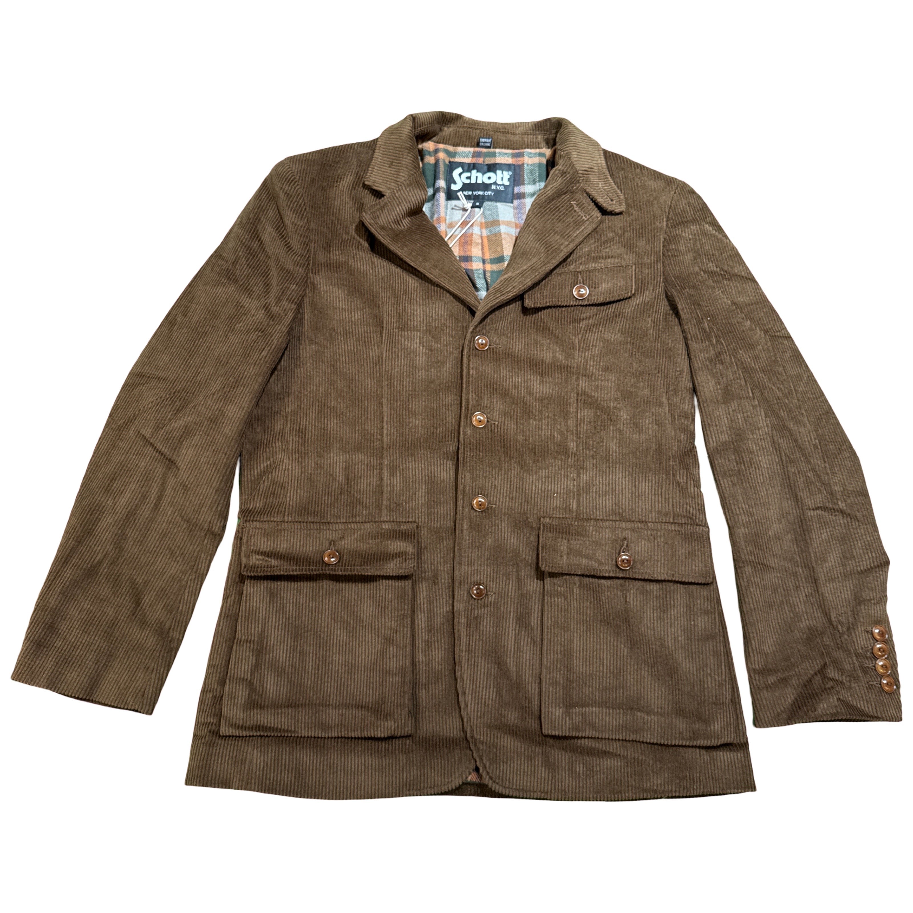 Schott 8520 Corduroy Double Pocket Blazer