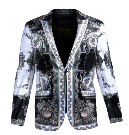 Prestige PBZ-100 Black/White Velour Blazer