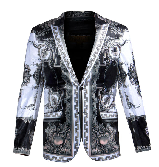 Prestige PBZ-100 Black/White Velour Blazer