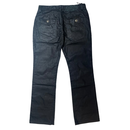 Angelino 'RIO' Charcoal Wax High End Denim Jeans