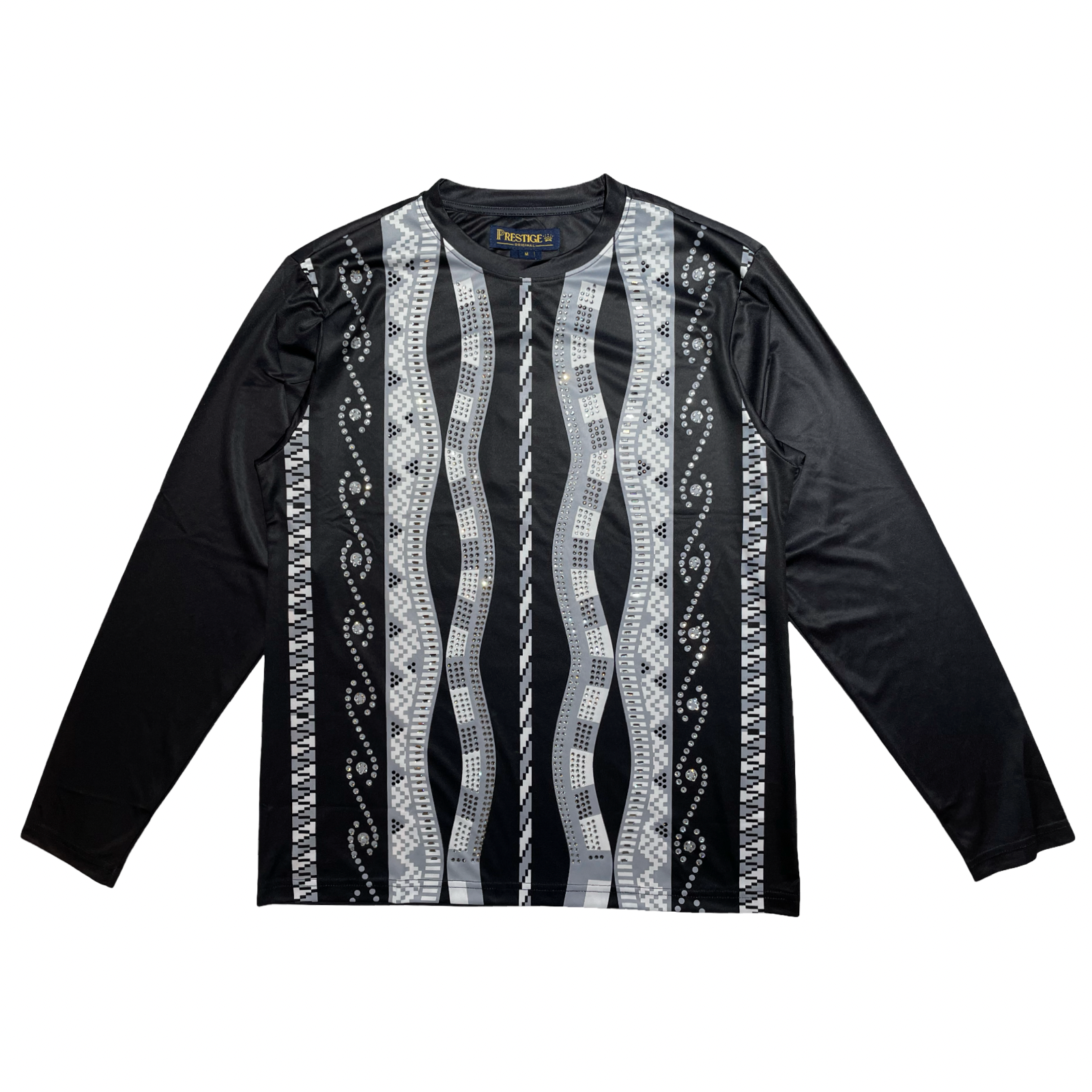Prestige Noir Royale Rhinestone Long Sleeve
