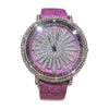 b.b.Simon 'Classic' Fully Loaded Crystal Watch - Purple - Dudes Boutique