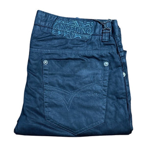 Angelino 'Diego' Charcoal Wax High End Denim - Dudes Boutique