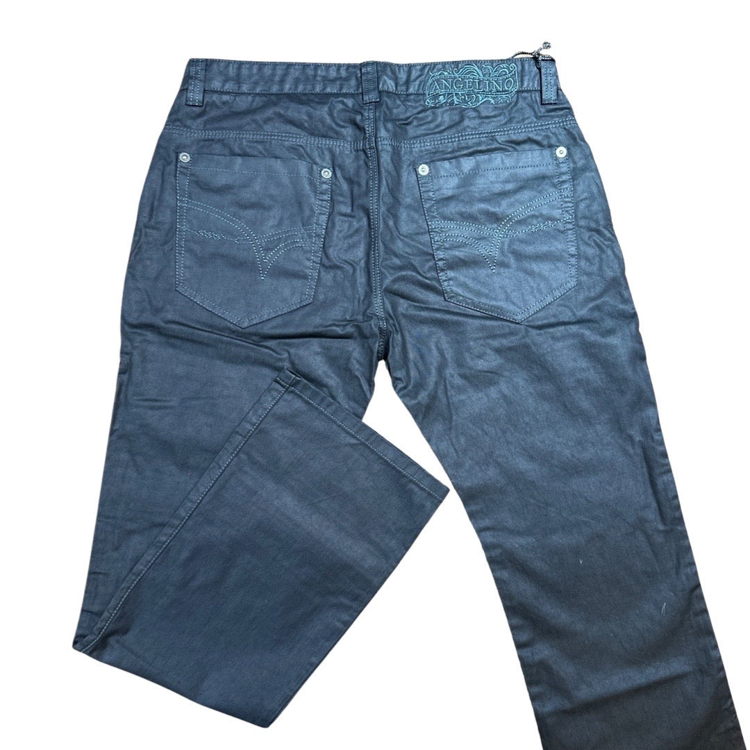 Angelino 'Diego' Charcoal Wax High End Denim - Dudes Boutique