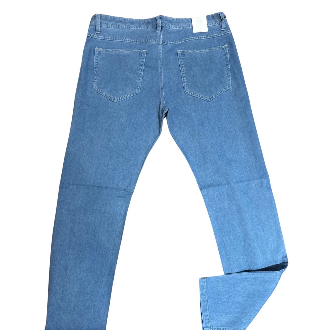 Enzo Beta Skinny-22 Light Blue Denim Jeans - Dudes Boutique