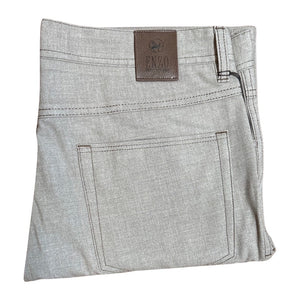 Enzo Alpha-350 Oatmeal High End Pants - Dudes Boutique