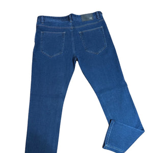 Enzo Alpha-347 Blue High End Denim Pants - Dudes Boutique