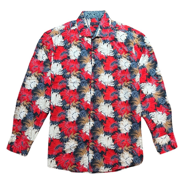 Bespoke Moda Autumn Paisley Button Up Shirt - Dudes Boutique