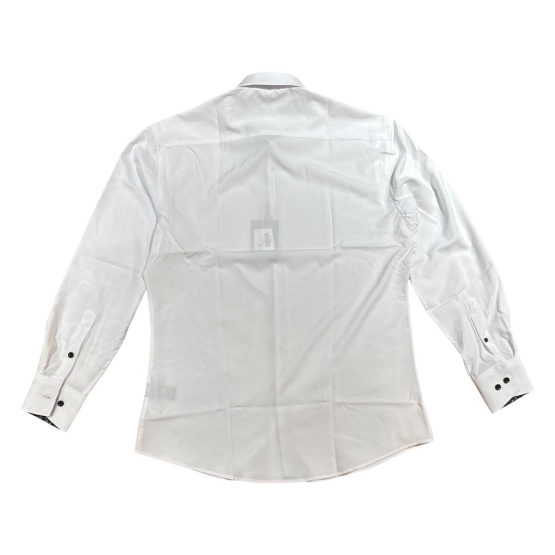 Bespoke Moda White High End Button Up Shirt - Dudes Boutique
