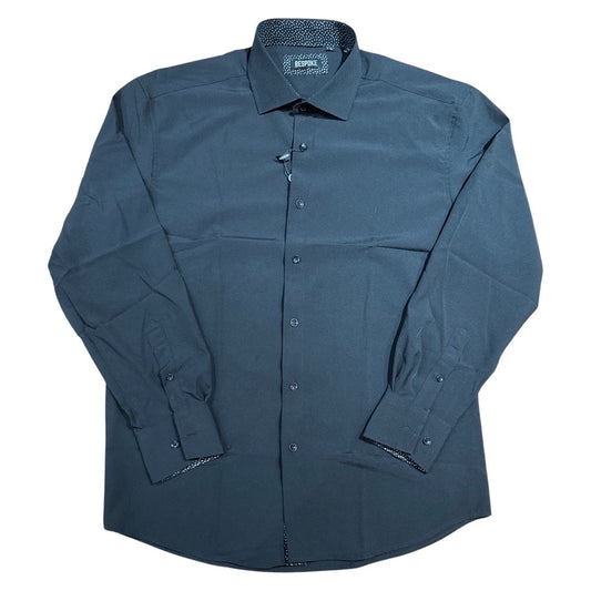 Bespoke Moda Black High End Button Up Shirt - Dudes Boutique