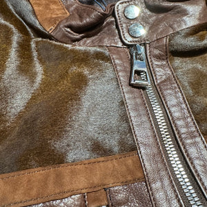 Barya NewYork Chocolate Pony Hair Lambskin Jacket - Dudes Boutique