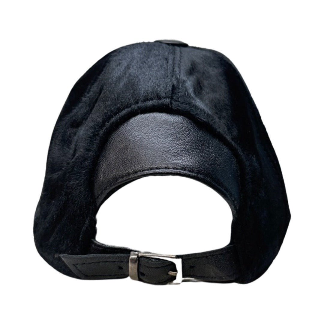 Kashani Black Pony Hair Base Ball Hat - Dudes Boutique