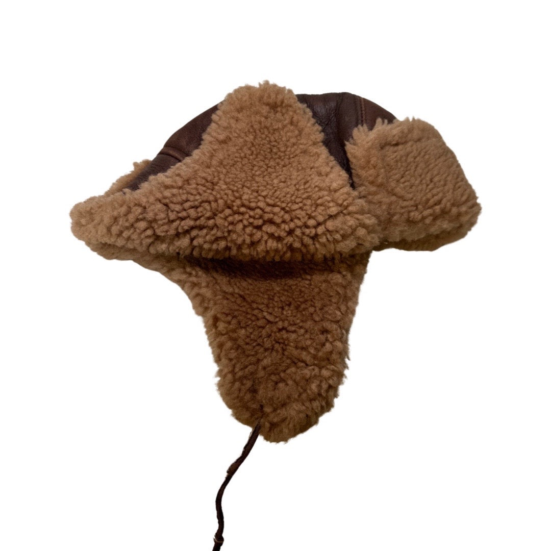 Kashani Chocolate Brown Shearling Aviator Hat - Dudes Boutique