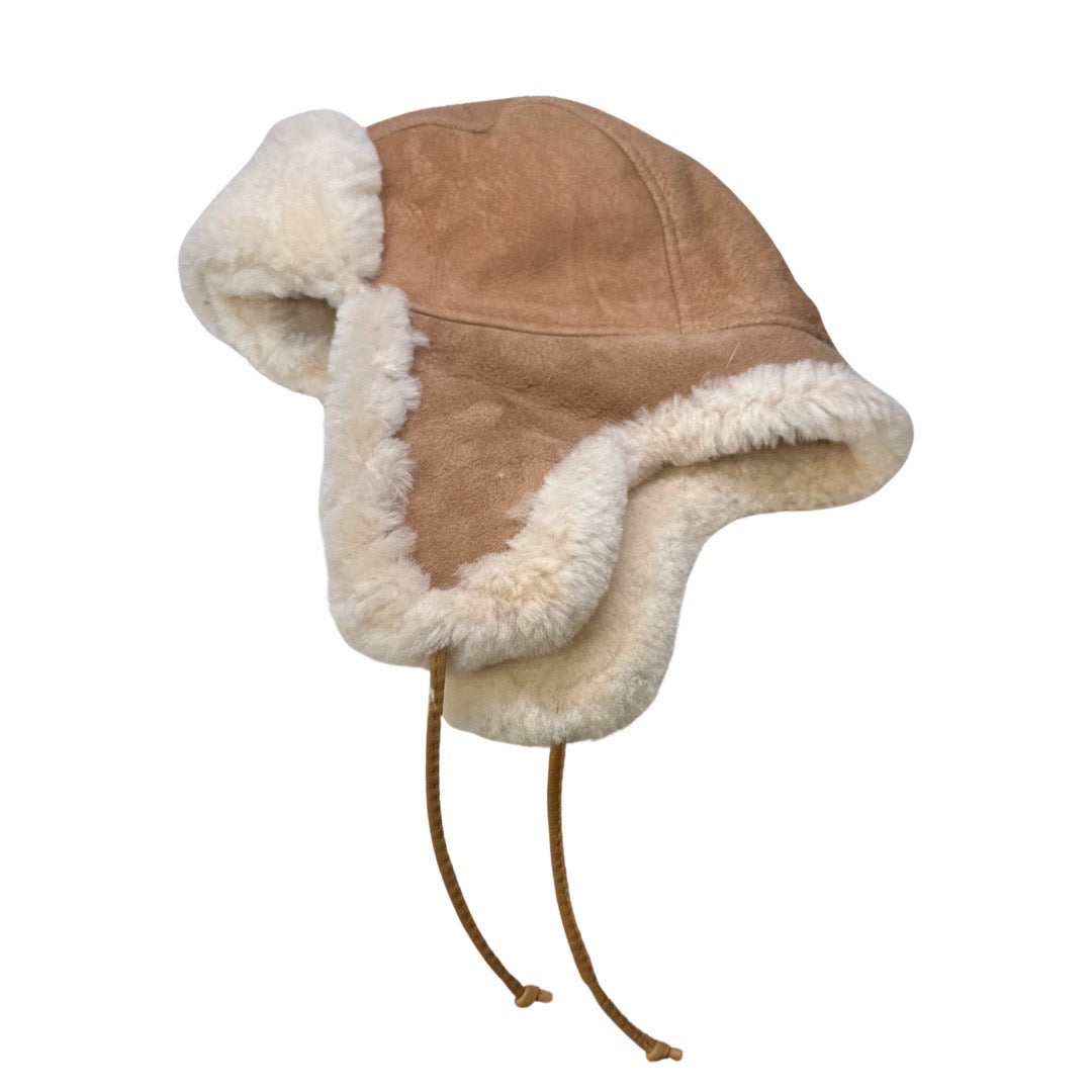 Kashani Tan Suede Shearling Aviator Hat - Dudes Boutique