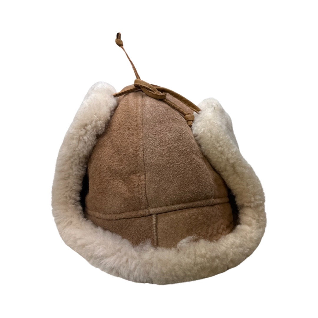 Kashani Tan Suede Shearling Aviator Hat - Dudes Boutique