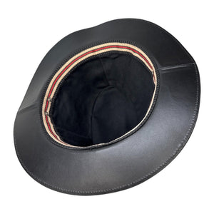 Kashani Black Hornback Alligator Fedora Hat - Dudes Boutique