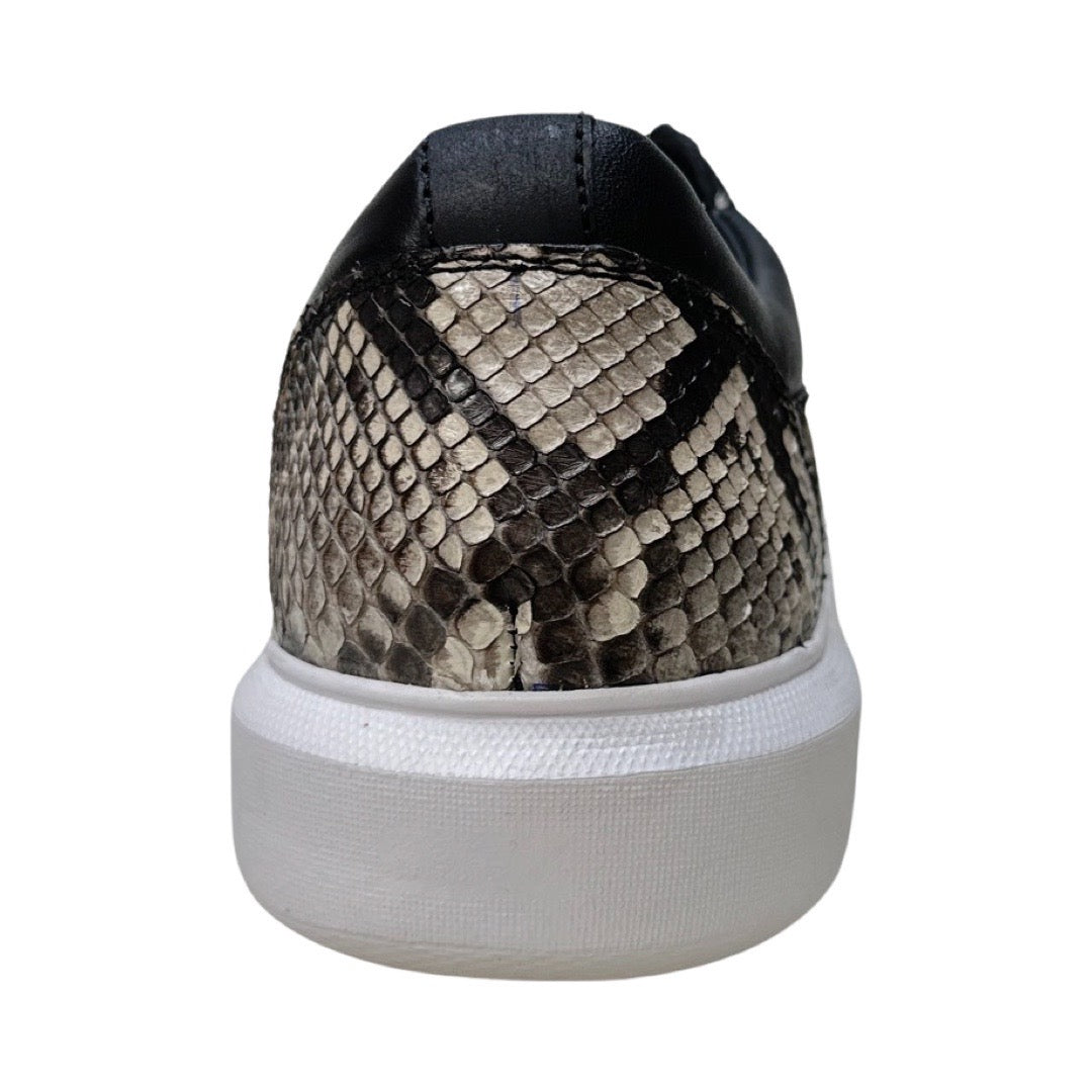 Los Altos Natural Python Low Top Sneakers - Dudes Boutique