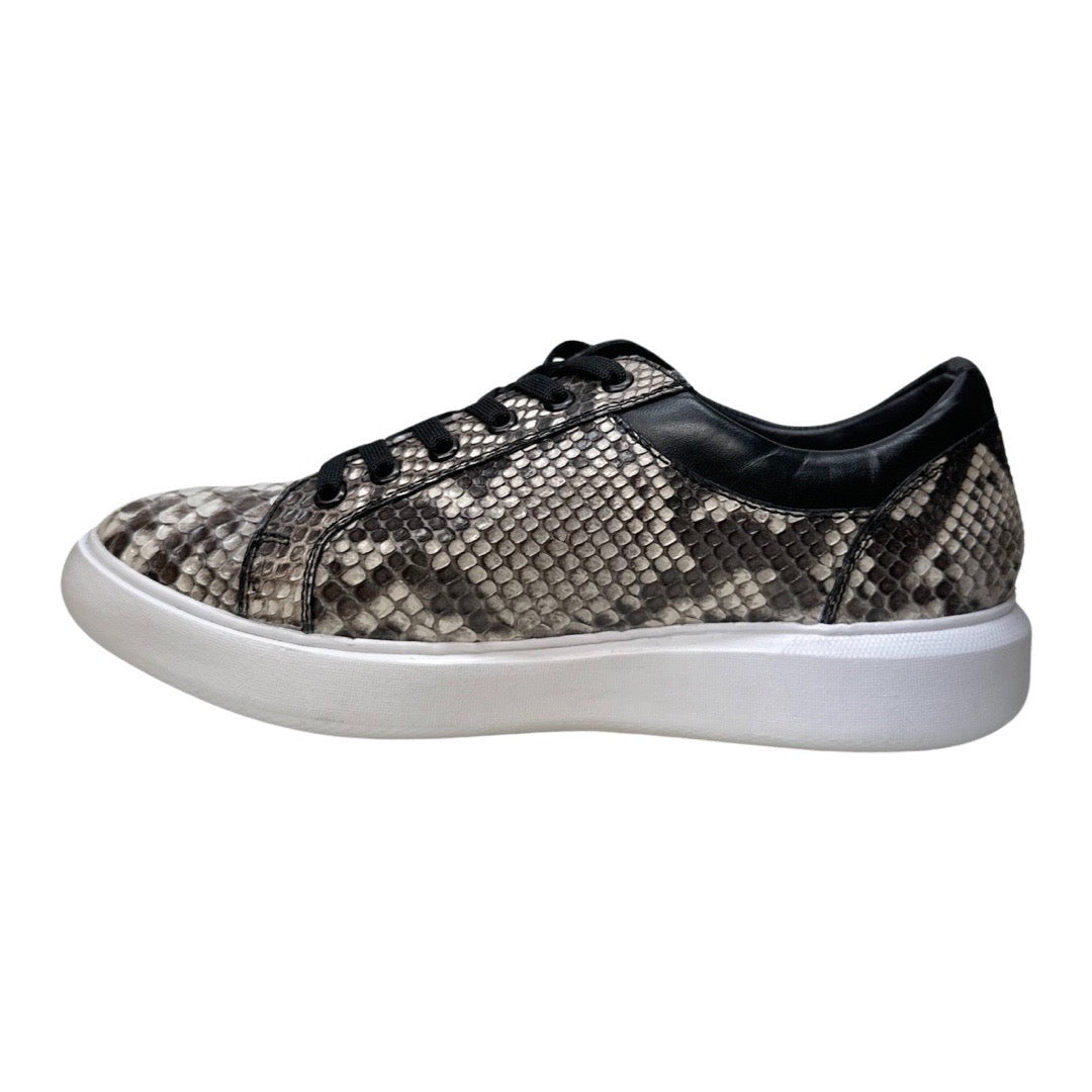 Los Altos Natural Python Low Top Sneakers - Dudes Boutique