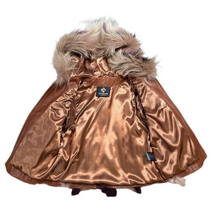 Kashani Ladies Multicolor Fox Fur Hooded Coat - Dudes Boutique