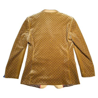 Barabas Black Studded Caramel Blazer - Dudes Boutique