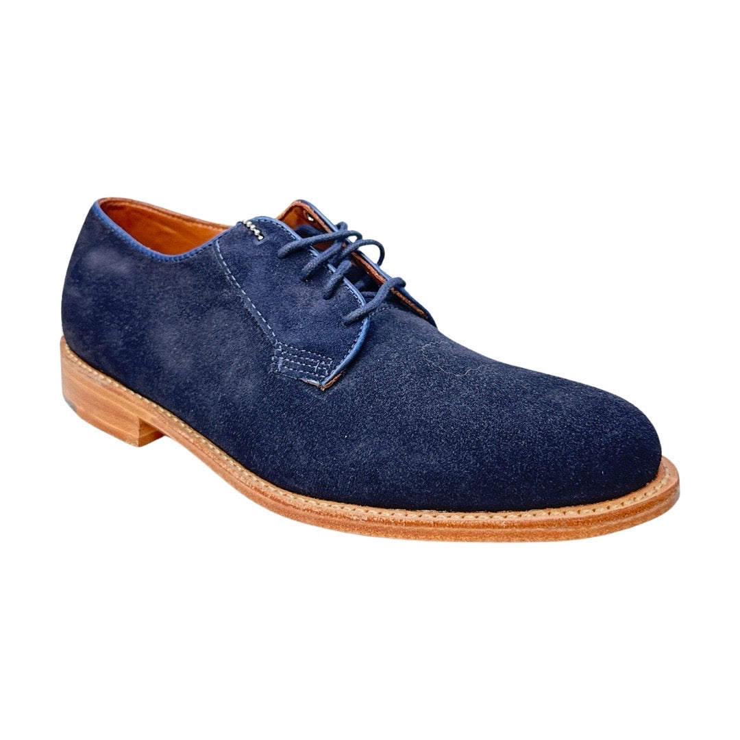 Gorilla USA Navy Suede Leather Oxford Dress Shoes - Dudes Boutique