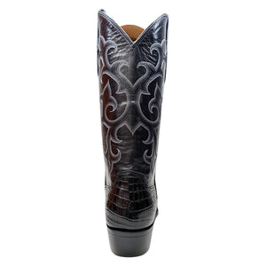 Safari Black Baby Nile Crocodile Belly Cowboy Boots - Dudes Boutique