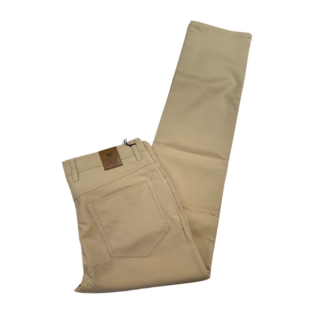 Enzo Albert-6 Tan High-end Pants - Dudes Boutique