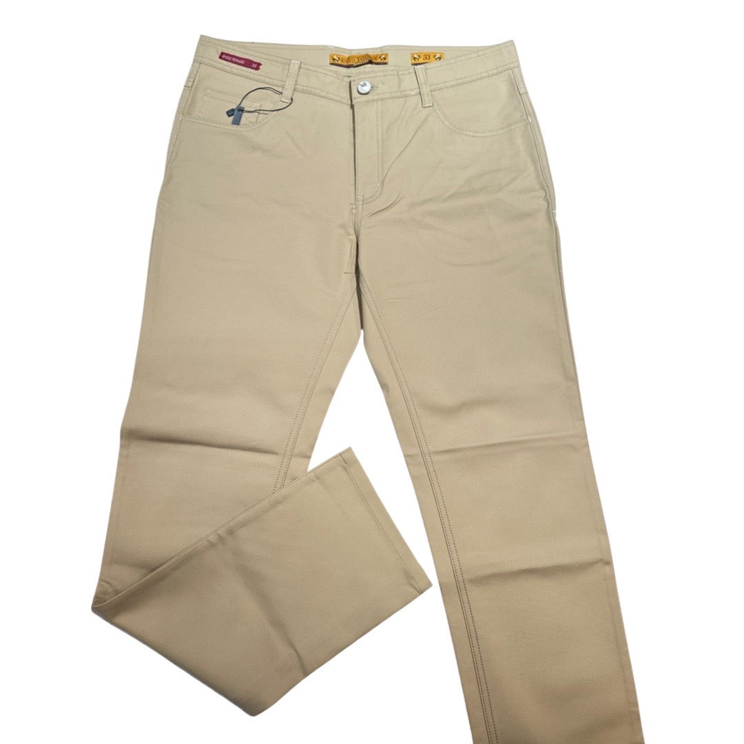 Enzo Albert-6 Tan High-end Pants - Dudes Boutique