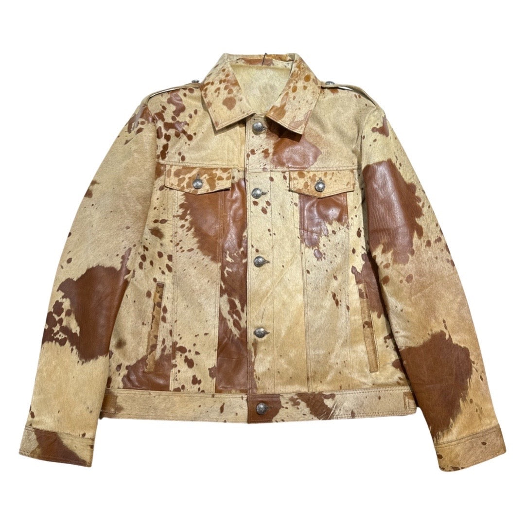 Kashani Button Up Natural Cavallino Pony Hair Jacket - Dudes Boutique