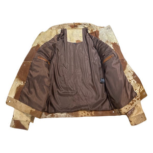 Kashani Button Up Natural Cavallino Pony Hair Jacket - Dudes Boutique