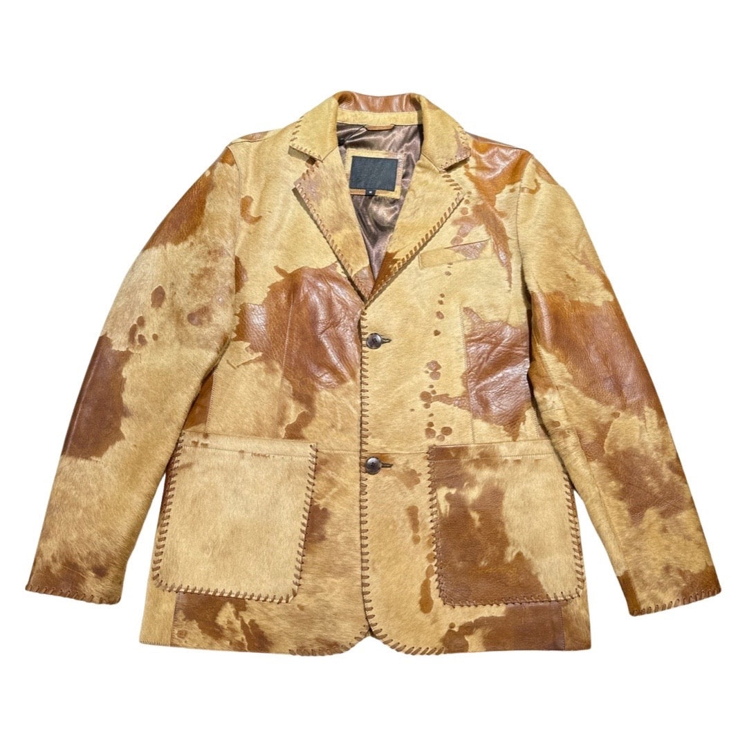 Kashani Natural Cavallino Pony Hair Blazer - Dudes Boutique