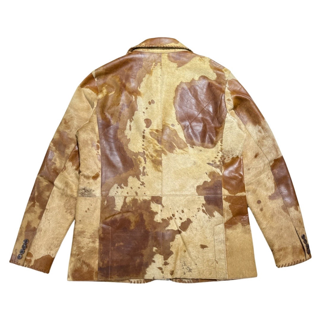 Kashani Natural Cavallino Pony Hair Blazer - Dudes Boutique