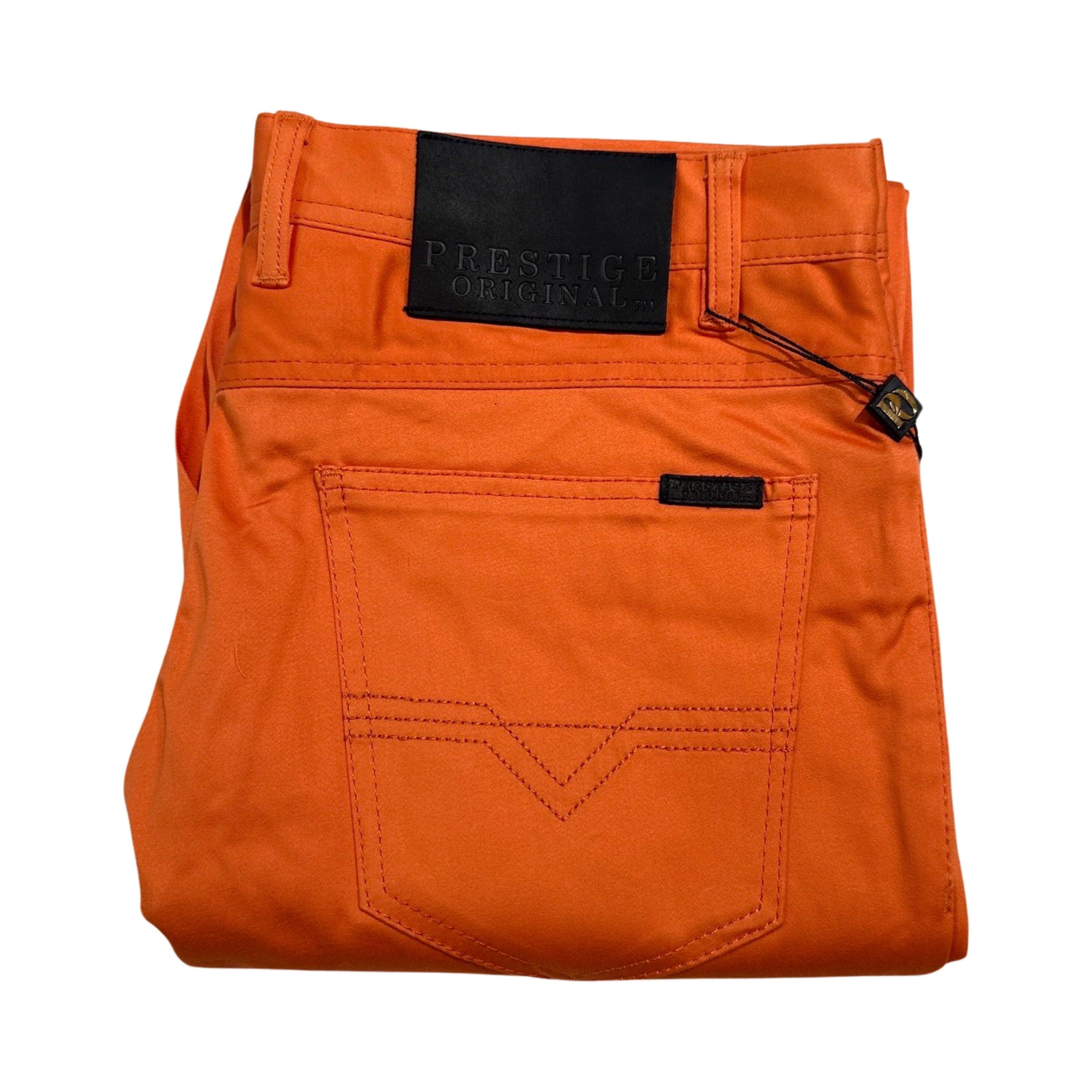 Prestige Men's Orange High-end Pants - Dudes Boutique