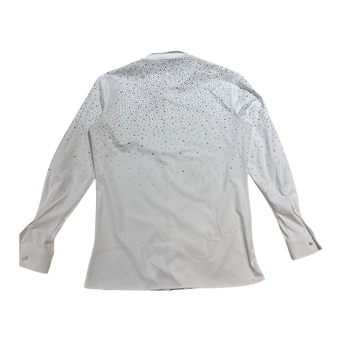 Barabas All Over Crystal White Button Up Shirt - Dudes Boutique