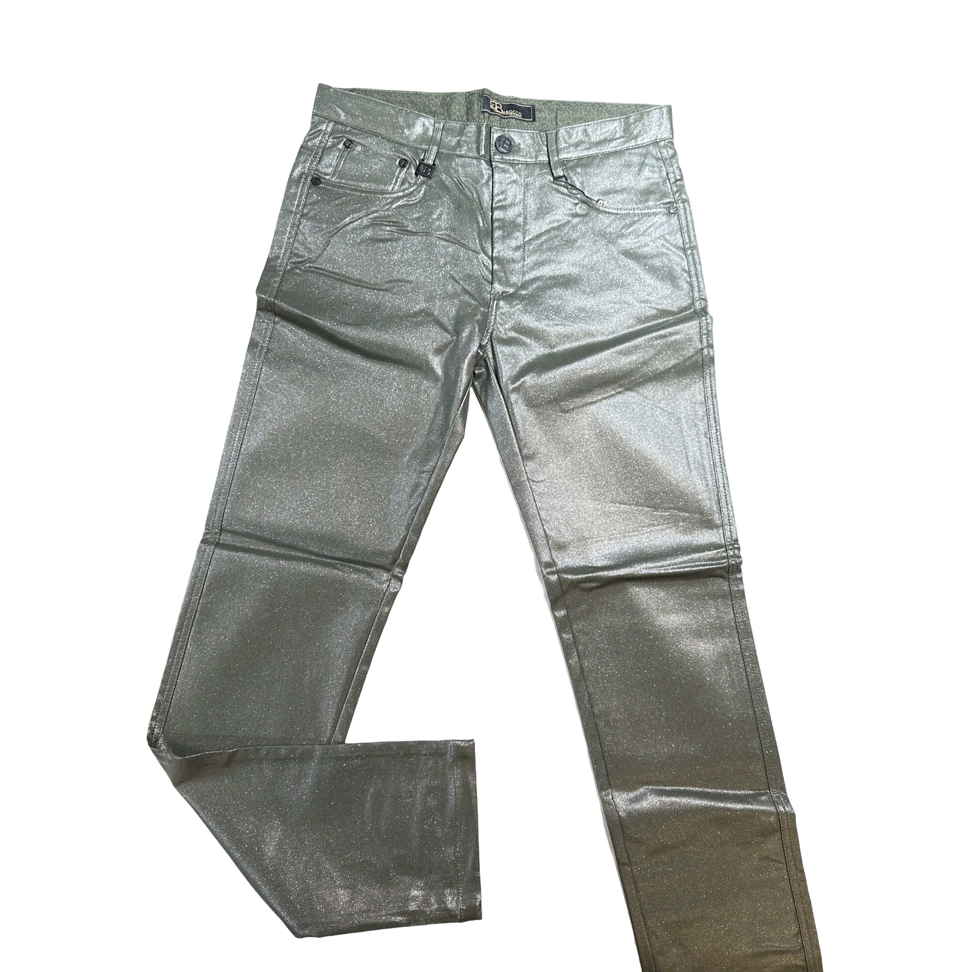 Barocco Star Dust Forest Green High End Pants - Dudes Boutique