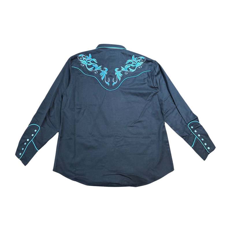 Scully Embroidered Scroll Western Long Sleeve Shirt - Dudes Boutique