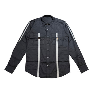 Johnny Q JQ 1002-D Black Button Up Shirt - Dudes Boutique