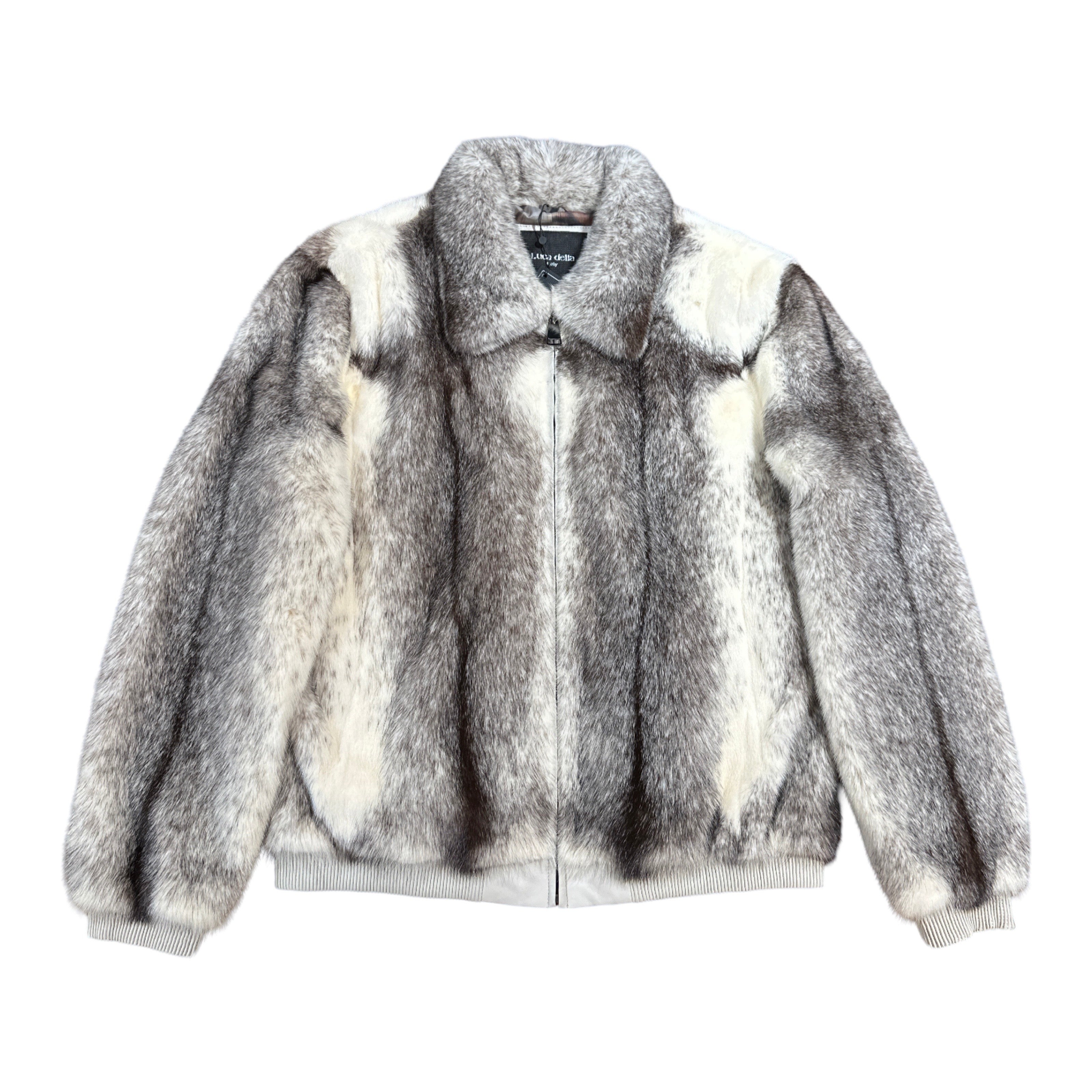 Luca Della All Natural Mink Fur Bomber Jacket - Dudes Boutique