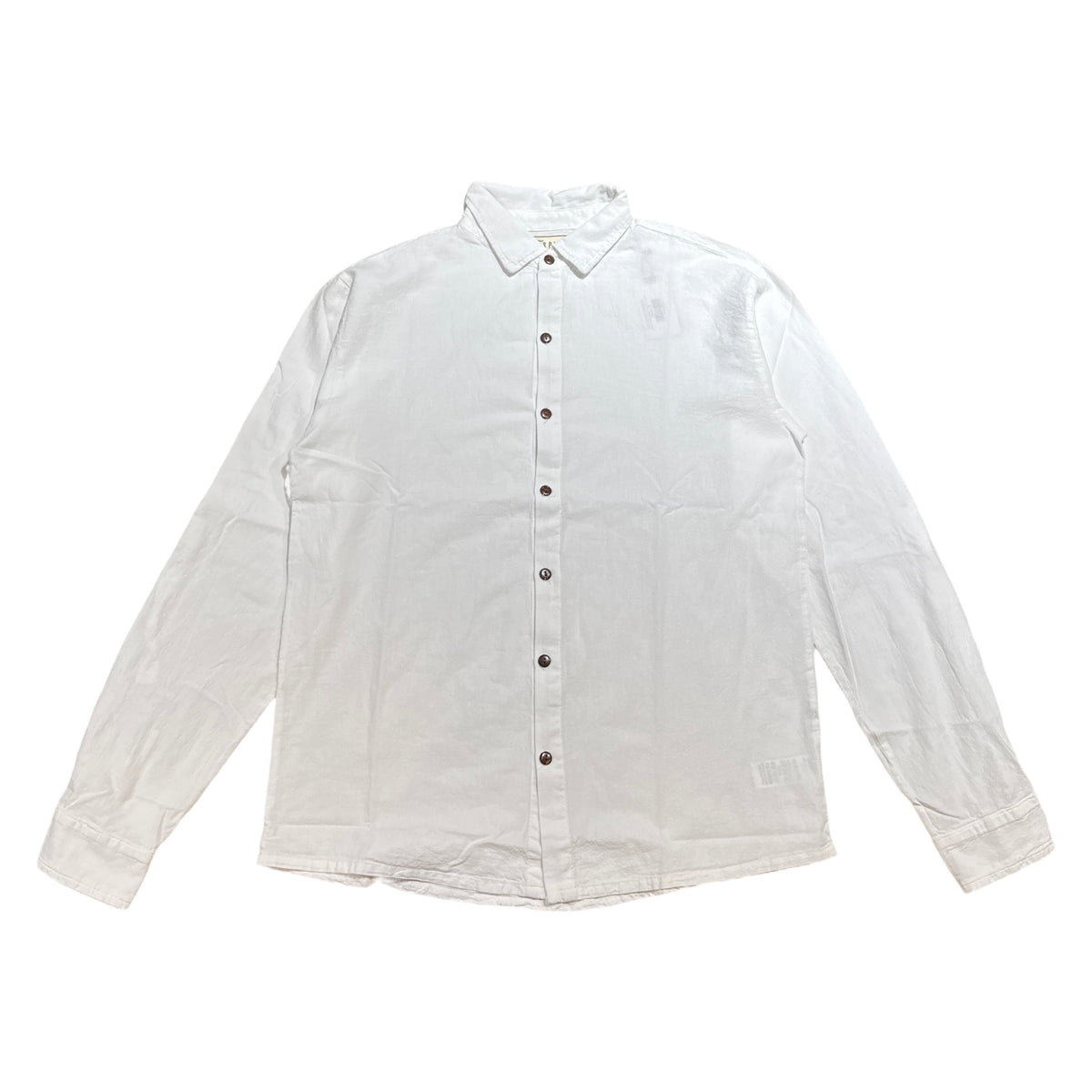 Seaspice White Peruvian Cotton Button Up Shirt