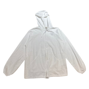 Seaspice White Peruvian Cotton Zip Up Hoodie - Dudes Boutique