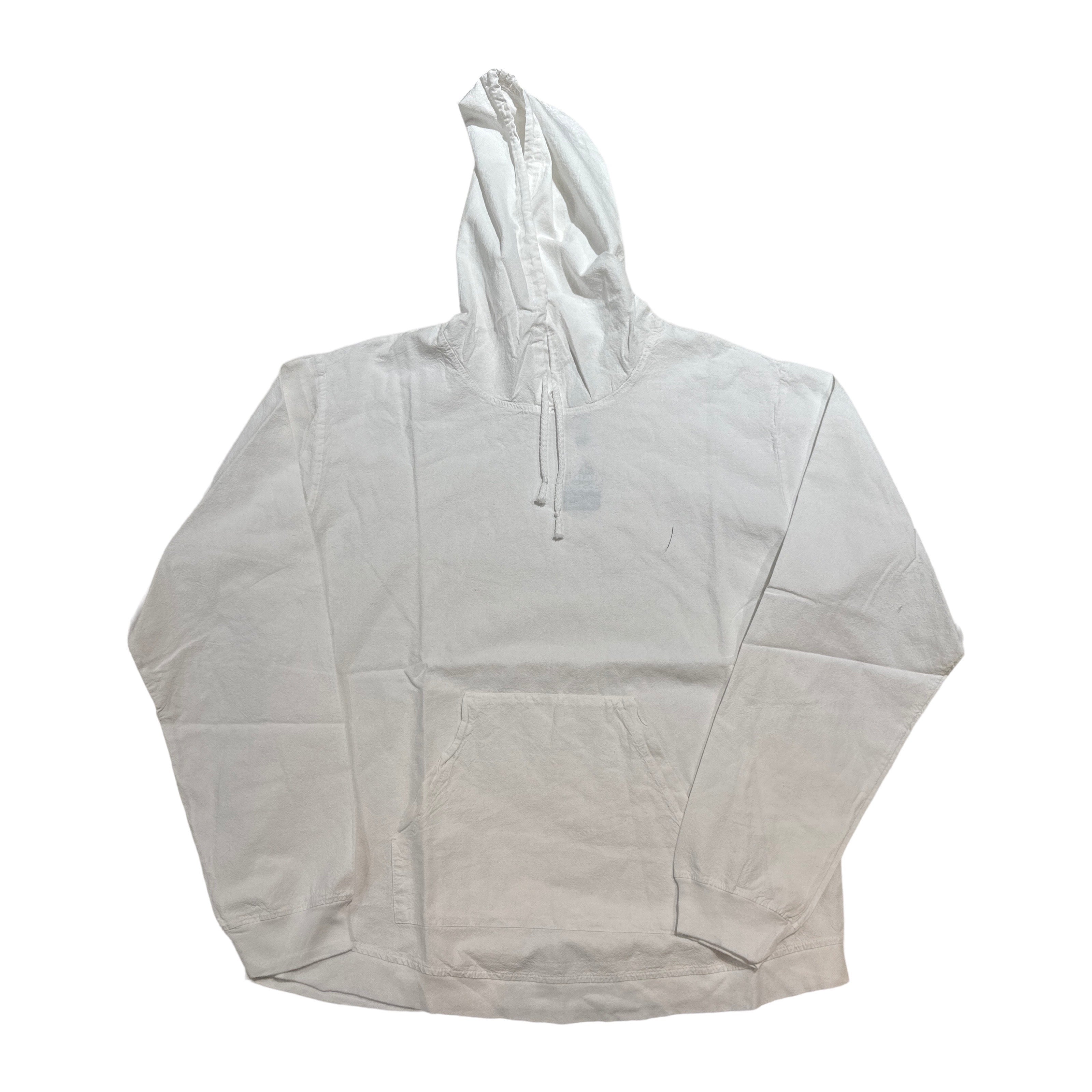 Seaspice White Peruvian Cotton Drawstring Hoodie - Dudes Boutique