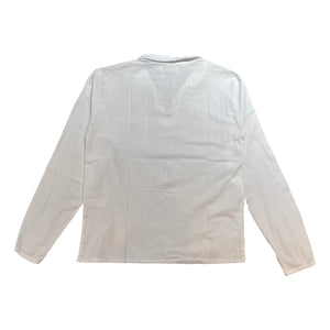 Seaspice White Boho Peruvian Cotton Long Sleeve Shirt - Dudes Boutique