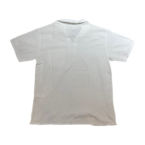 Seaspice White Boho Peruvian Cotton Short Sleeve Shirt - Dudes Boutique